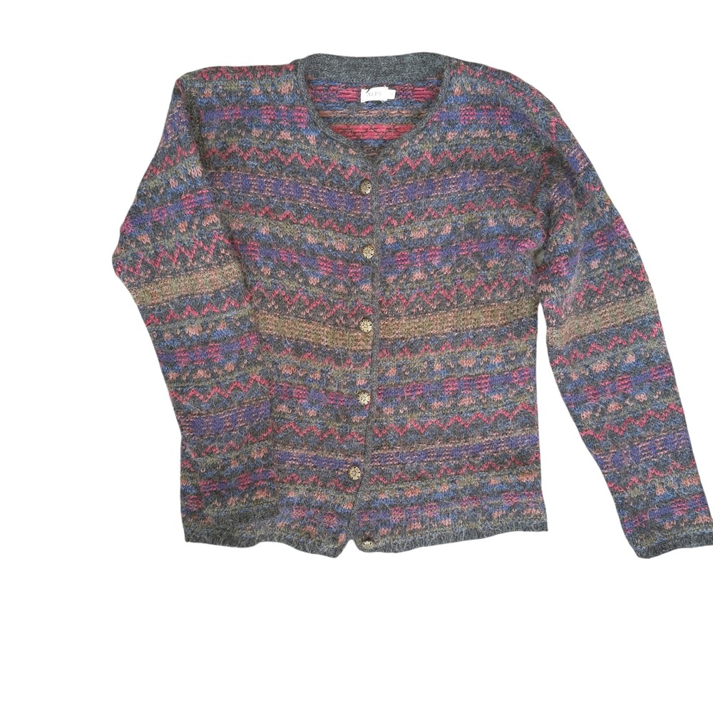 Vintage ALPS mohair blend cardigan‎